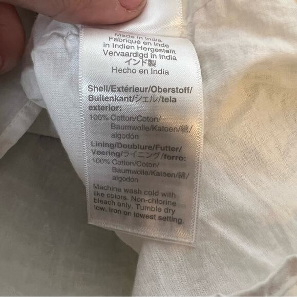 J. Crew midi Dress V Neck Criss Cross Block Print Beach Summer Pool Dress sz S - Picture 4 of 7